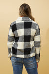 Ace  Check Teddy Jacket