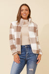 Ace  Check Teddy Jacket
