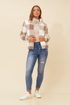 Ace  Check Teddy Jacket