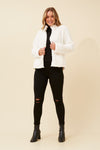 Ace Teddy Jacket. Colour's: Black. Pink. Cream