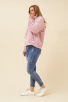 Ace Teddy Jacket. Colour's: Black. Pink. Cream