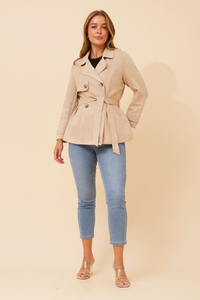 Mila Short Trench Coat