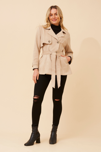 Mila Short Trench Coat