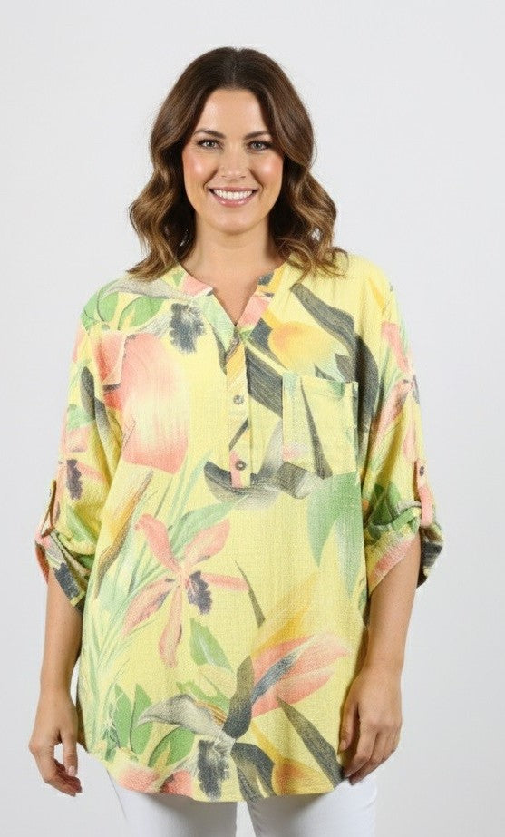 Jane tropical aesthetic Top