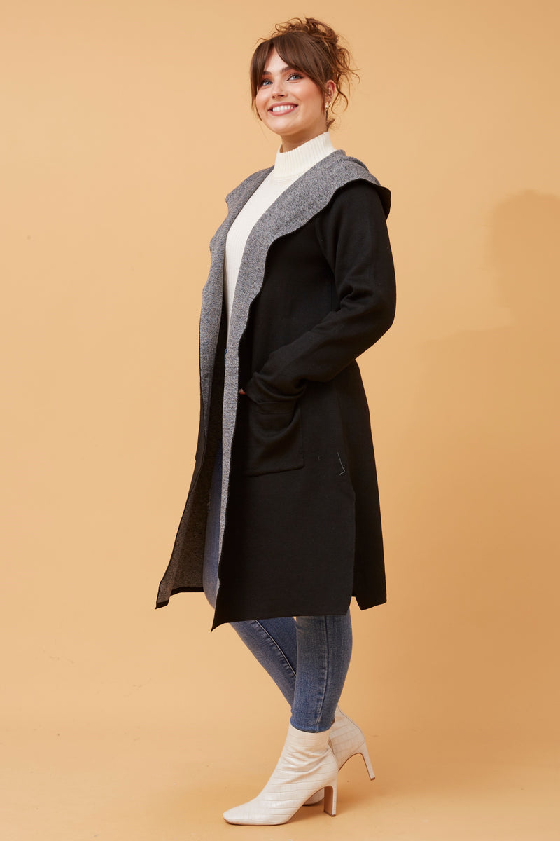 Caroline Hooded Cardigan