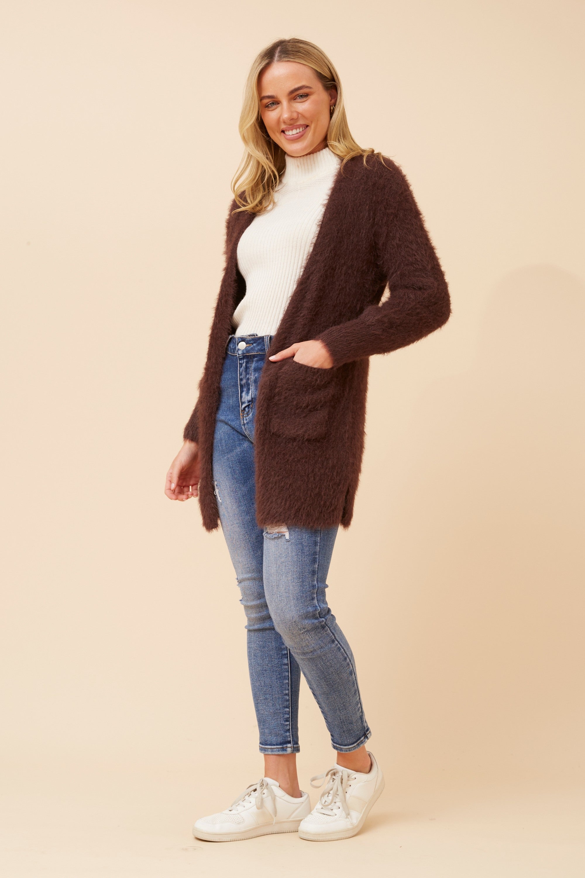 Percy Eyelash Knit Cardigan