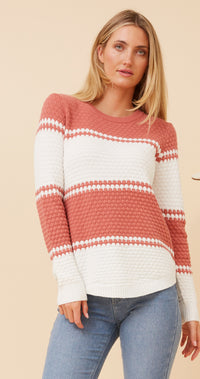 Ray Stripe Knit Jumper