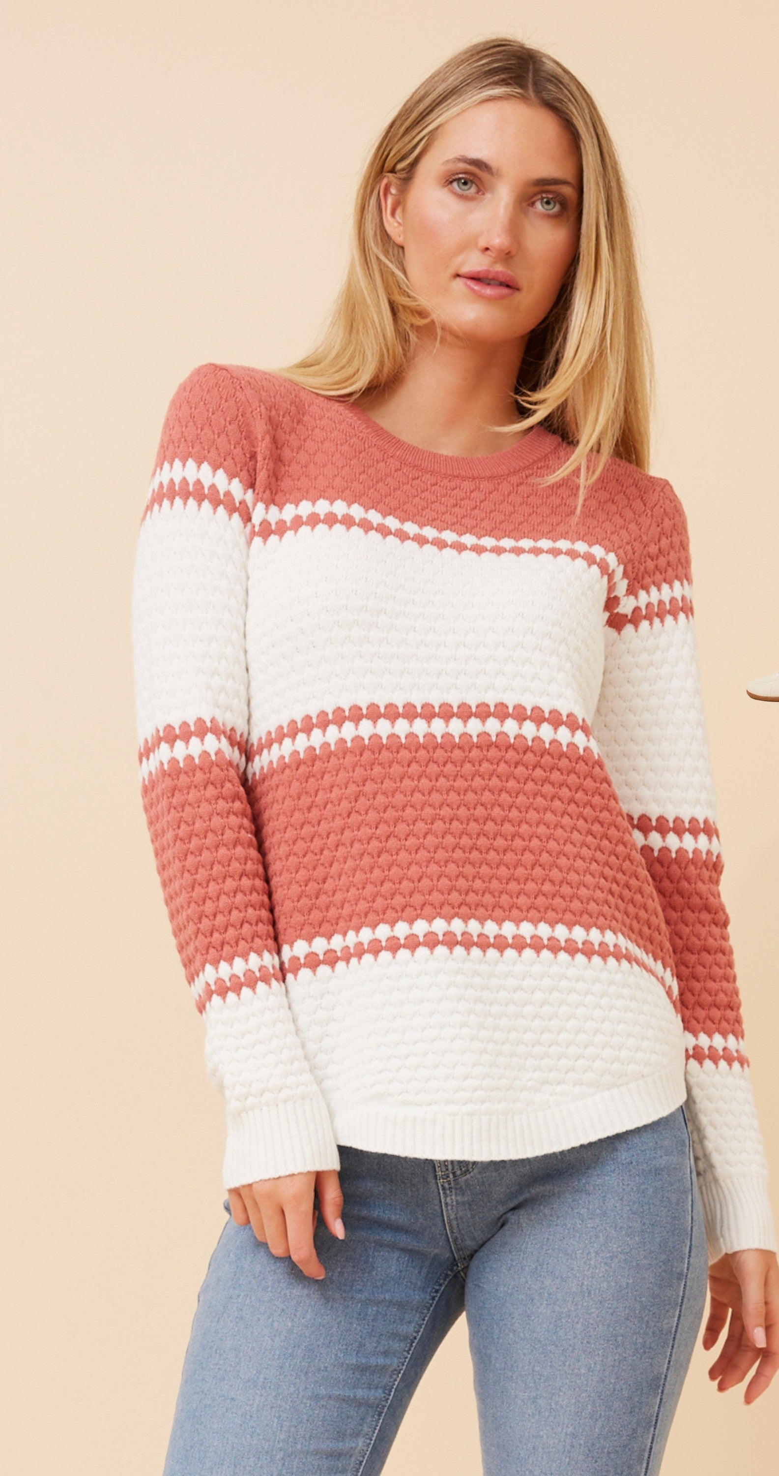 Ray Stripe Knit Jumper