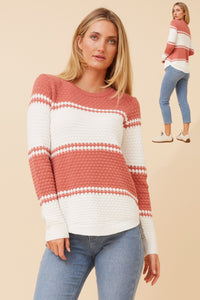 Ray Stripe Knit Jumper
