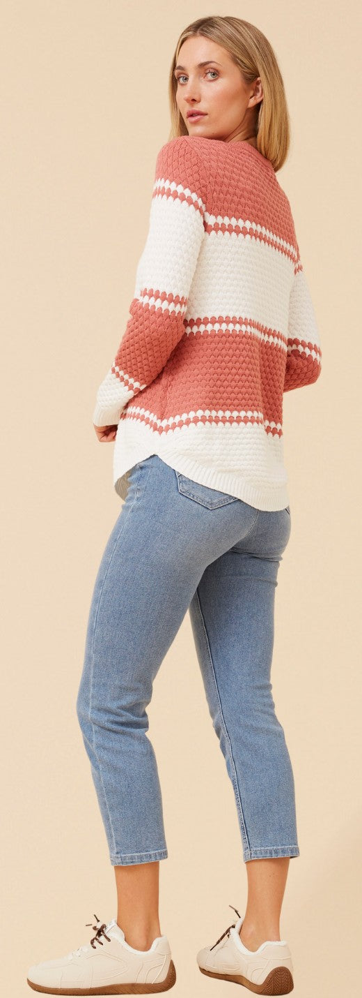 Ray Stripe Knit Jumper