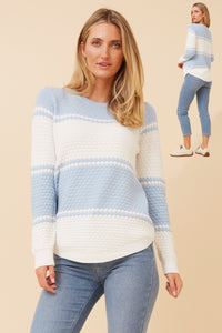 Ray Stripe Knit Jumper