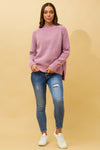 Risa Ribbed Neck Knit Jumper  SALE! Add to Cart now and enjoy an extra 20% OFF