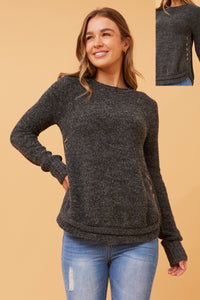 Allyn Button Detail Knit Jumper