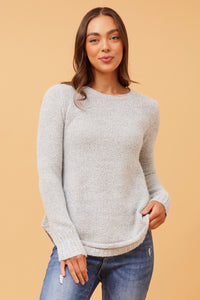 Allyn Knit Jumper Side Button Details