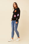 Tess Floral Knit Jumper
