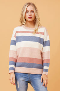Rae Striped Knit Jumper