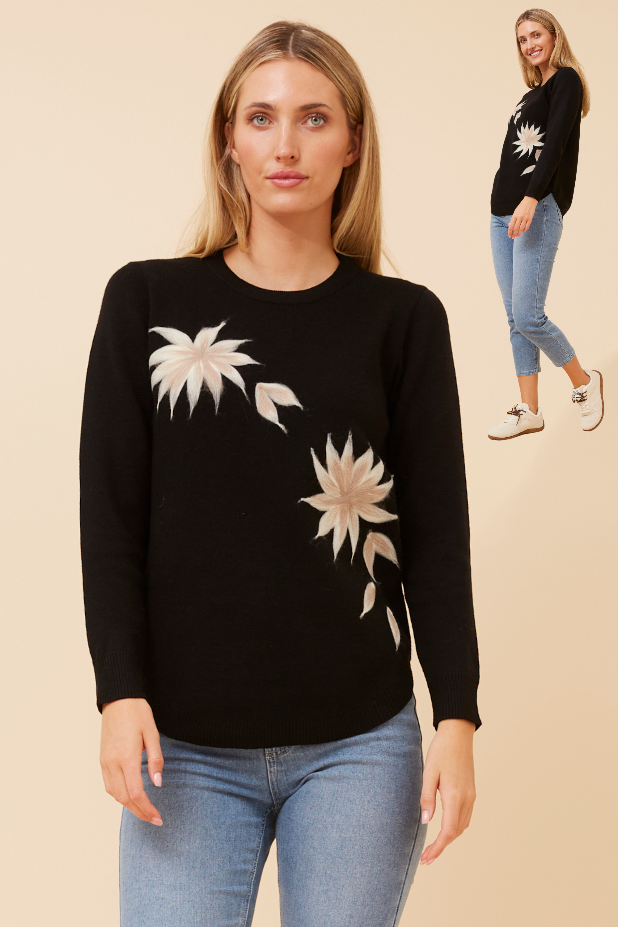 Henry Embroidered Knit Jumper