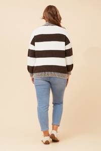 Avery Stripe Knit Jumper
