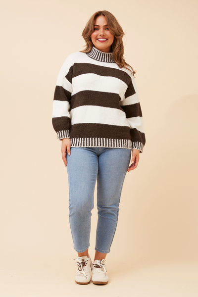 Avery Stripe Knit Jumper