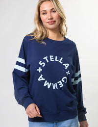 Stella + Gemma Essential Sweat Navy