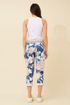 Jett Floral Jogger Pants. Denim and Blue