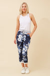 Jett Floral Jogger Pant Navy