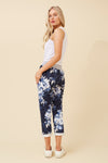 Jett Floral Jogger Pant Navy