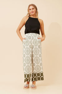 Sydney Wide-leg Pants Sage