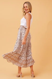 Luna Boho Maxi Skirt