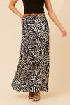Adi Abstract Maxi Skirt
