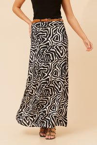 Adi Abstract Maxi Skirt