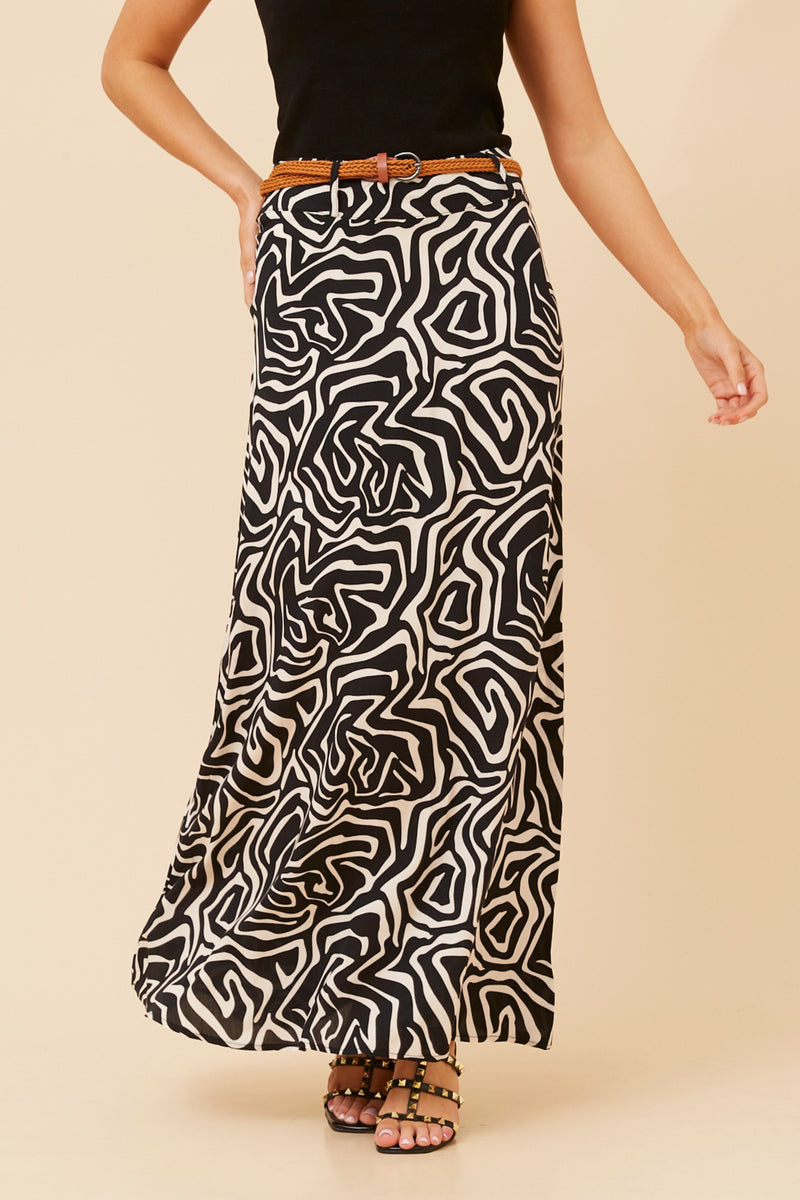 Adi Abstract Maxi Skirt