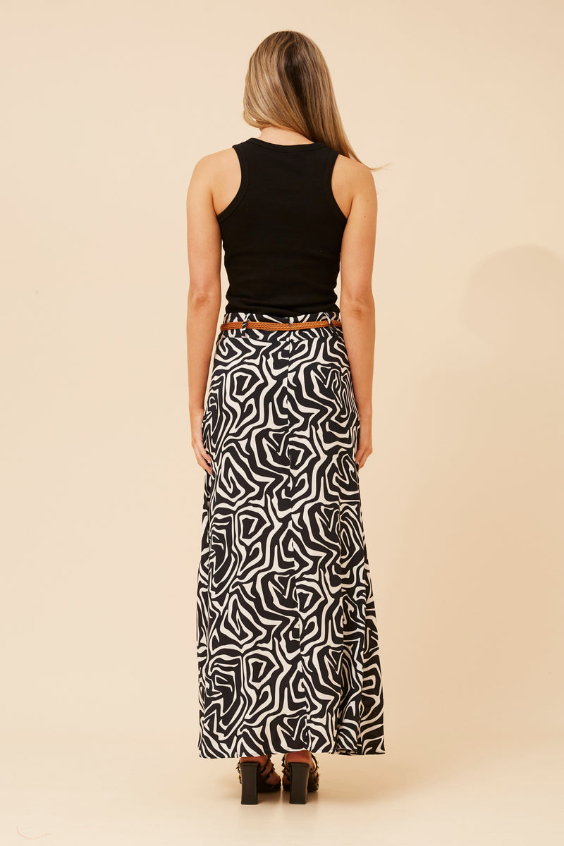Adi Abstract Maxi Skirt