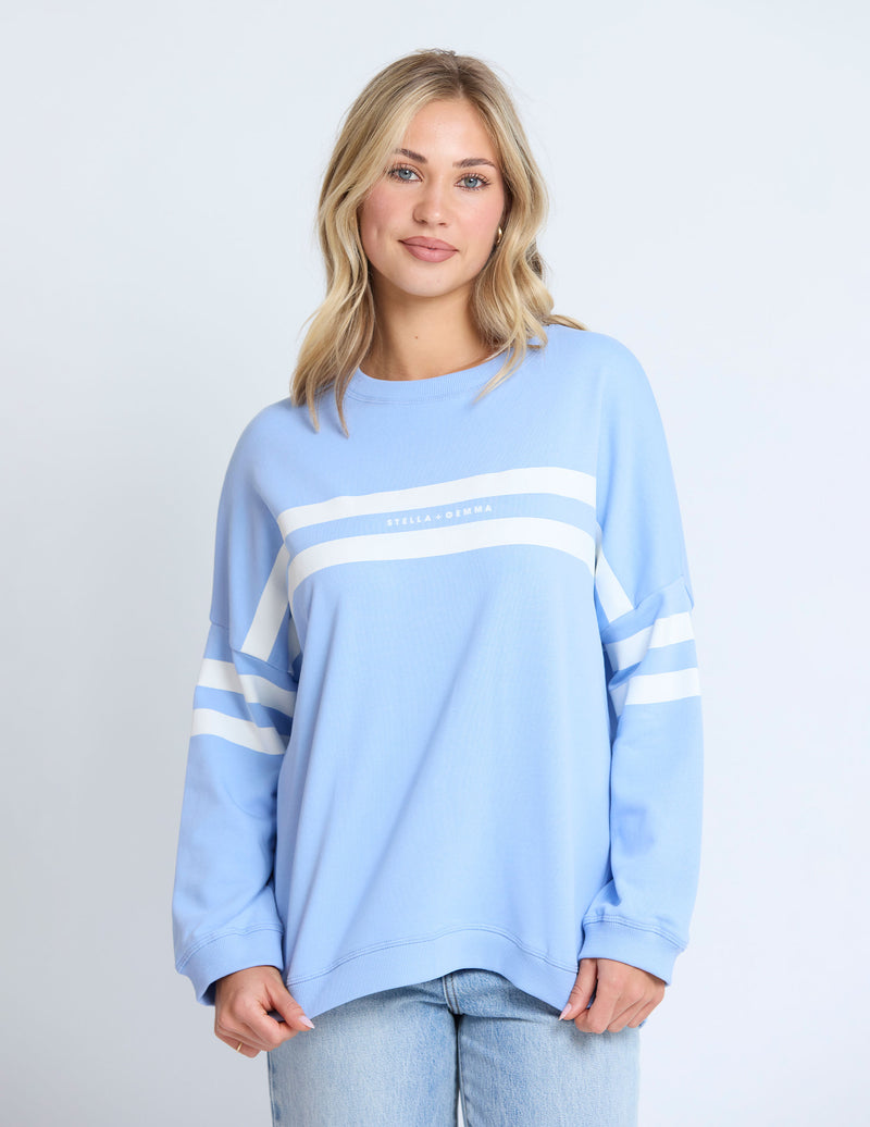 Stella + Gemma Newport Sweat True Icon - Cornflower