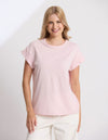 The SOHO Cuff Tee Pink Tulle
