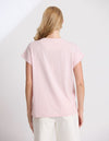 The SOHO Cuff Tee Pink Tulle