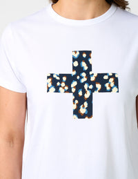Stella + Gemma LEOPARD CROSS ACE TEE