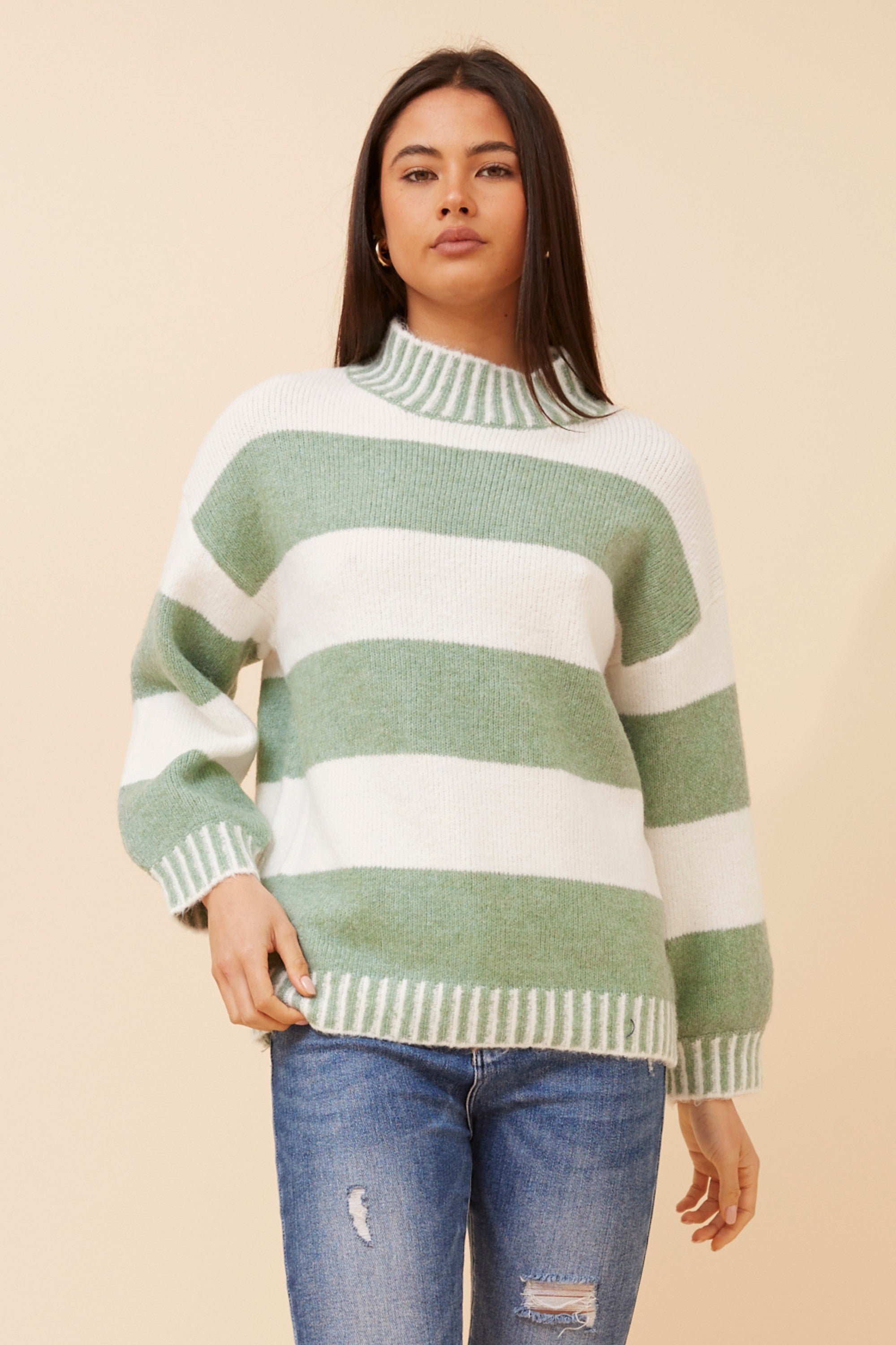 Avery Stripe Knit Jumper