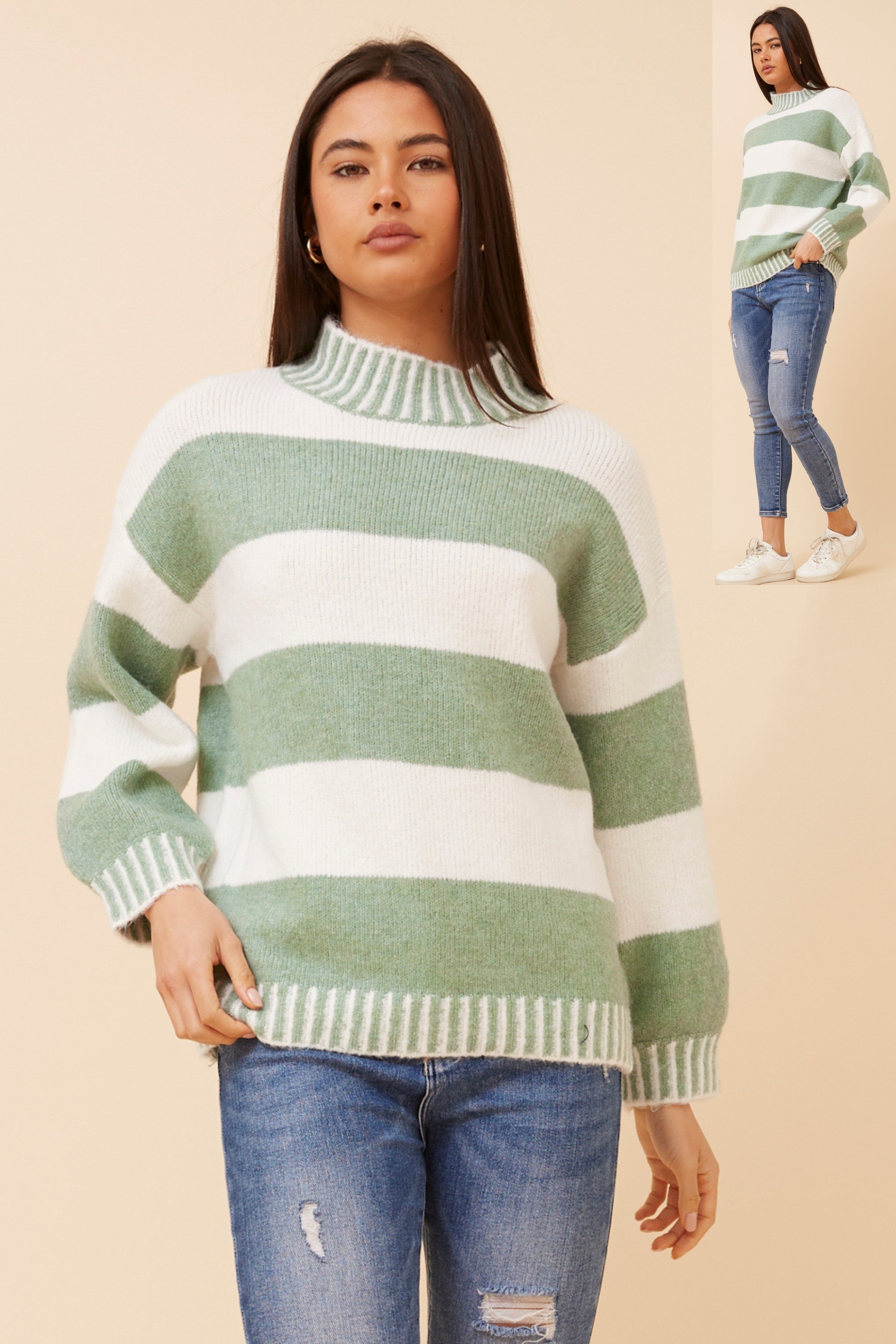 Avery Stripe Knit Jumper