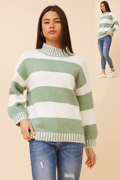 Avery Stripe Knit Jumper
