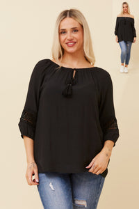 Laura  Peasant Top