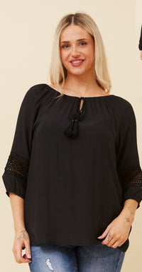 Laura  Peasant Top