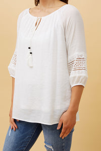 Laura  Peasant Top