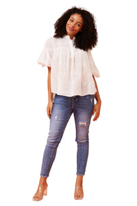 Harley Embroidery Anglaise Top