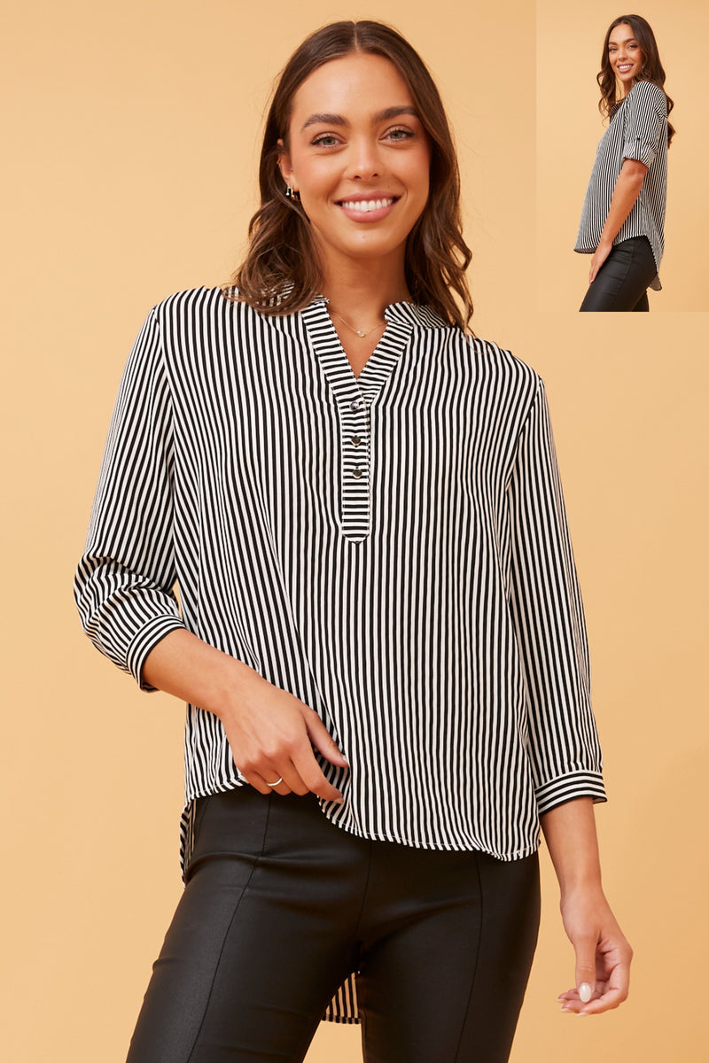 Kaz Stripe Blouse