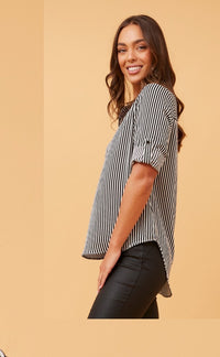 Kaz Stripe Blouse