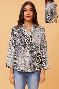 Kaz Animal Print Blouse