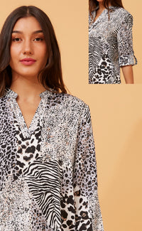 Kaz Animal Print Blouse