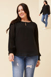 Bree Blouse – Pleated Sleeve
