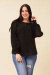 Bree Blouse – Pleated Sleeve